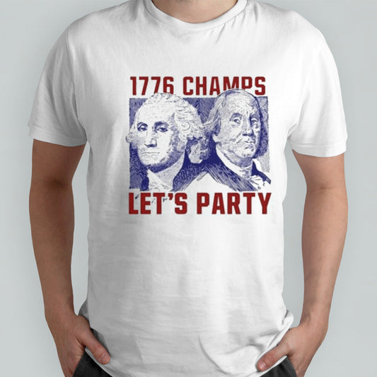 1776 Champs Letâ€™s Party Usa Shirt