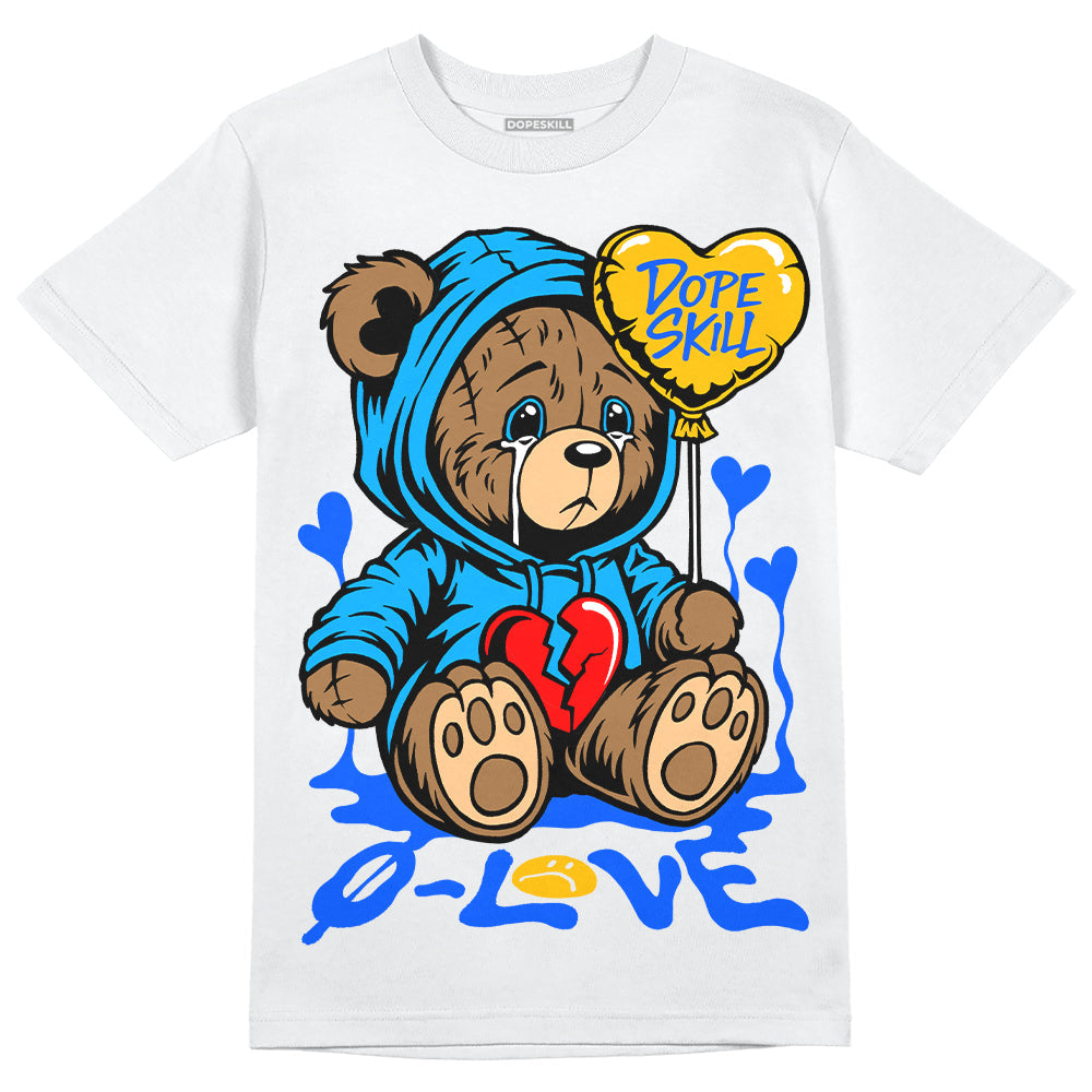 Royal Blue Collection DopeSkill T-Shirt Broken Bear Graphic