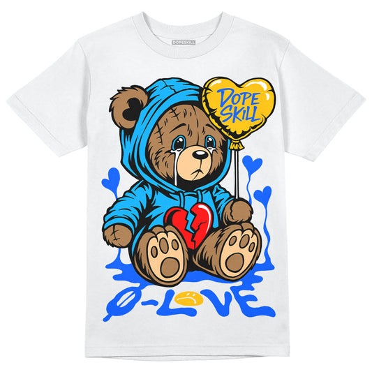 Royal Blue Collection DopeSkill T-Shirt Broken Bear Graphic