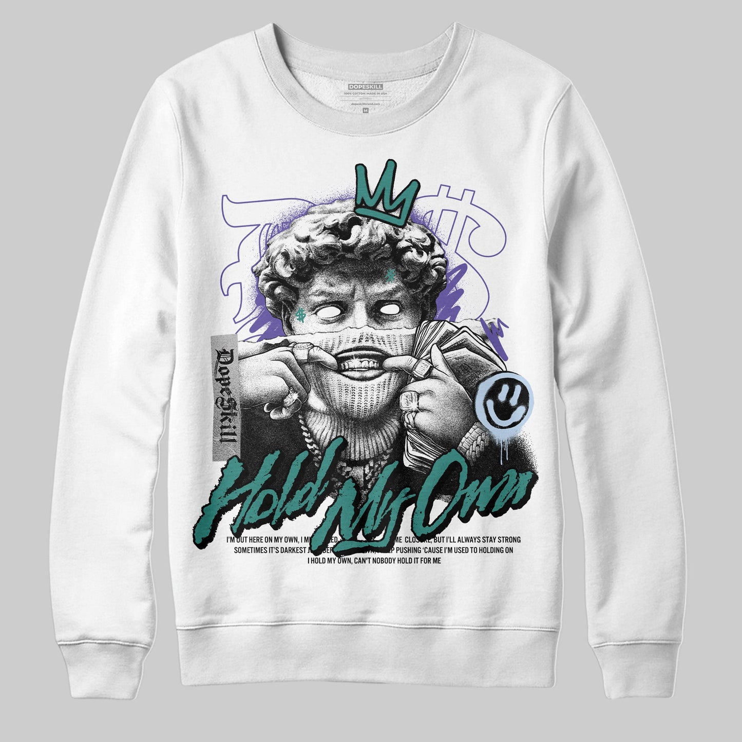 Grape 5s DopeSkill Sweatshirt In My Way Graphic