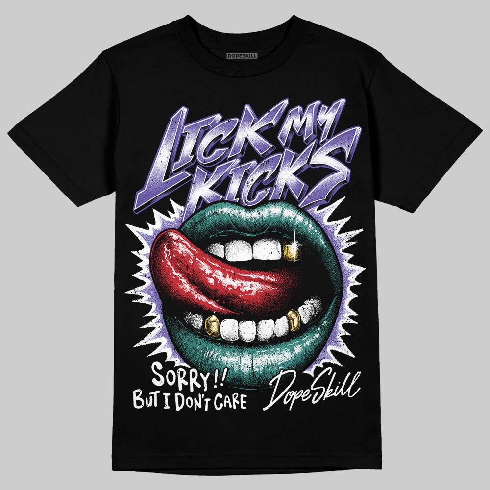 Grape 5s DopeSkill T-Shirt Lick My Kicks Graphic