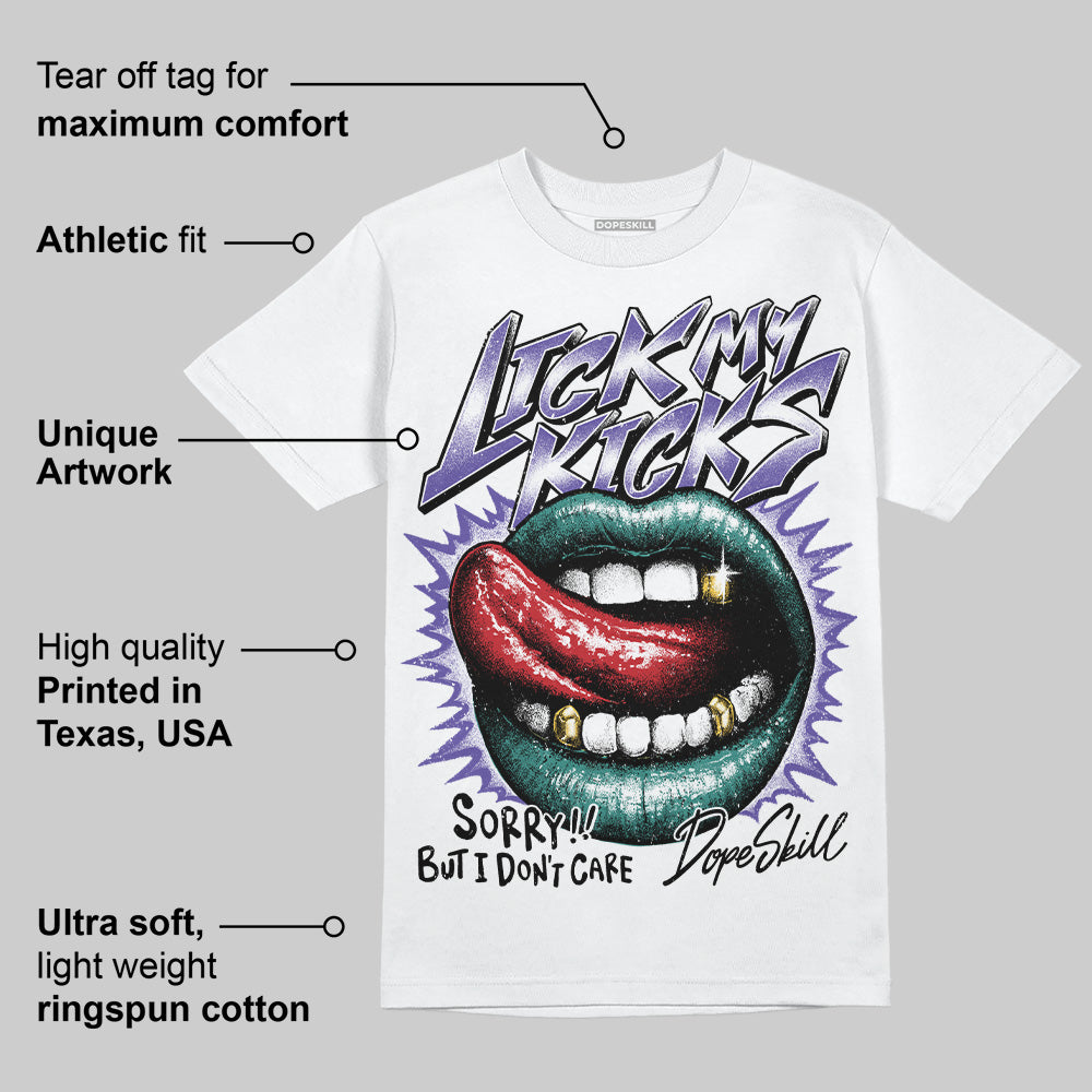 Grape 5s DopeSkill T-Shirt Lick My Kicks Graphic