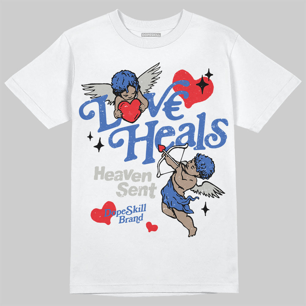 Lucky Shorts 3s DopeSkill T-Shirt New Love Heals Graphic
