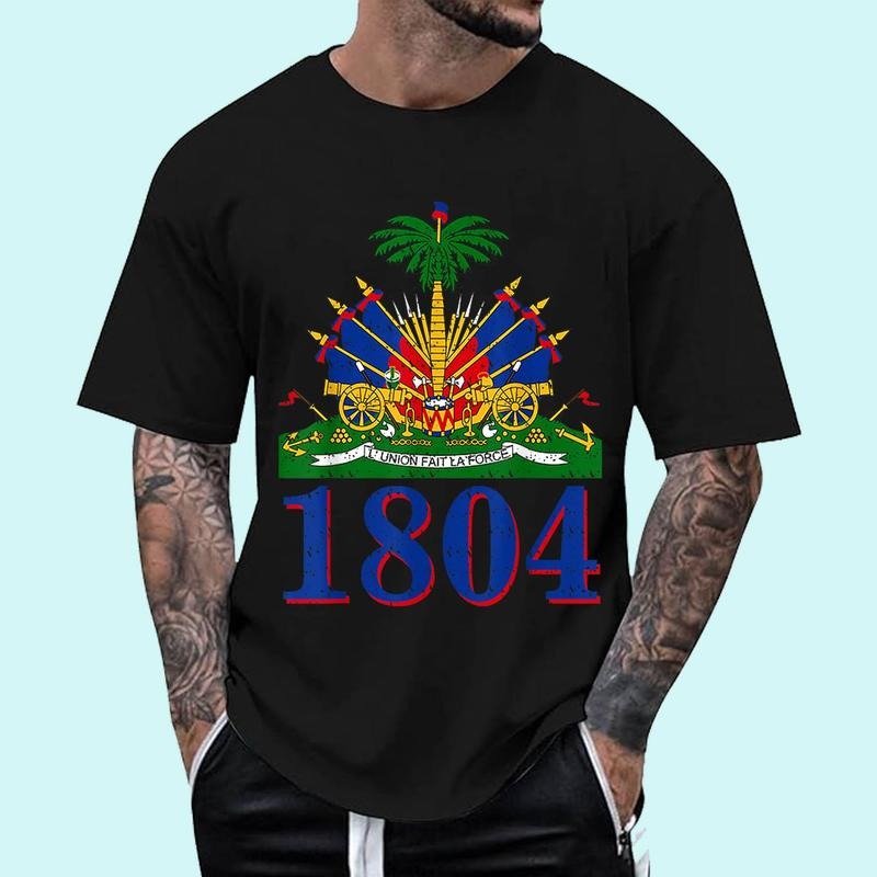 1804 Shirt Cute Haiti Year Of Independence Gift Unisex T-Shirt, Cotton Unisex, Top Trending Fashion Hoodie, Sweatshirt