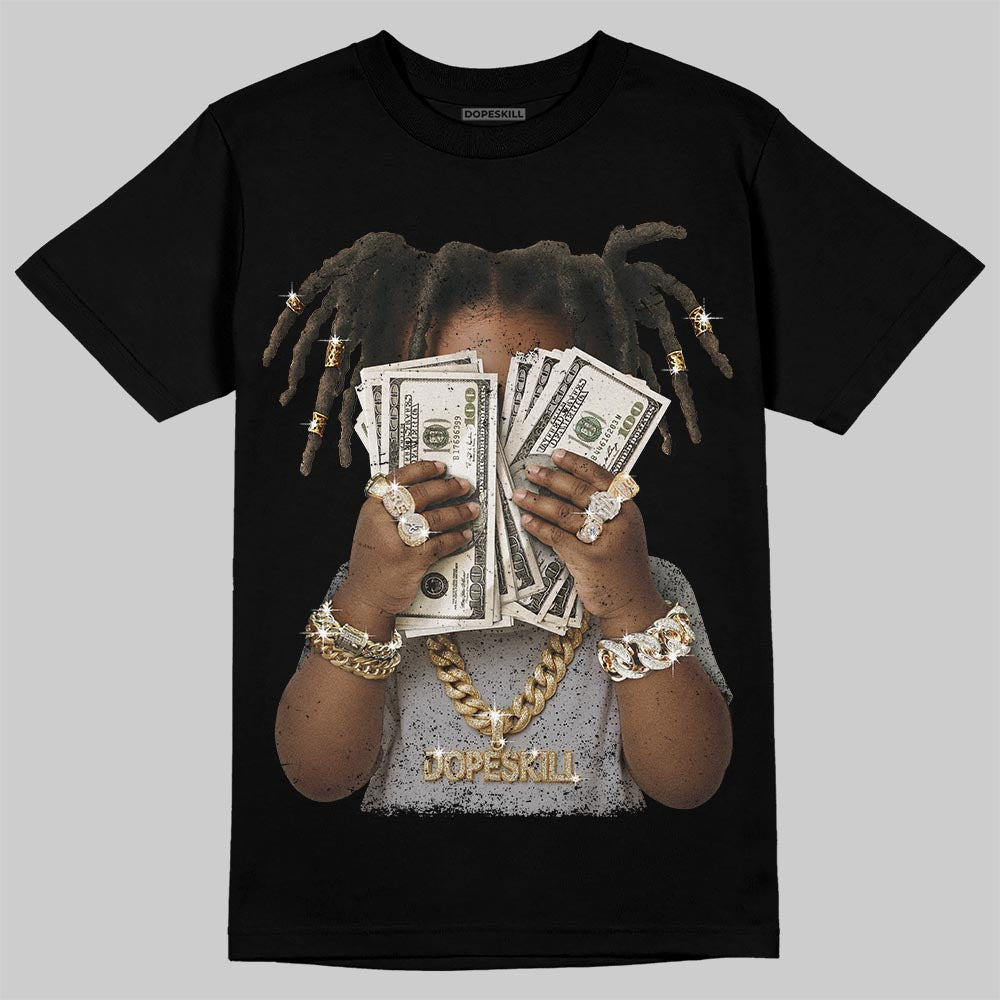 White Cement 4s DopeSkill T-Shirt Rich Youth Graphic