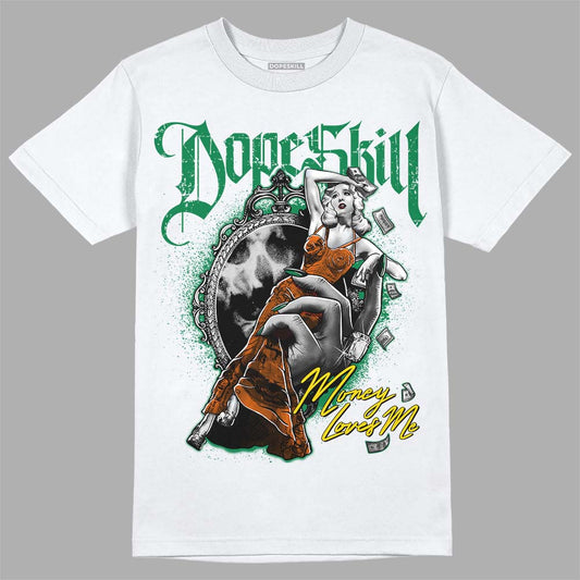 Green Collection DopeSkill T-Shirt Money Loves Me Graphic