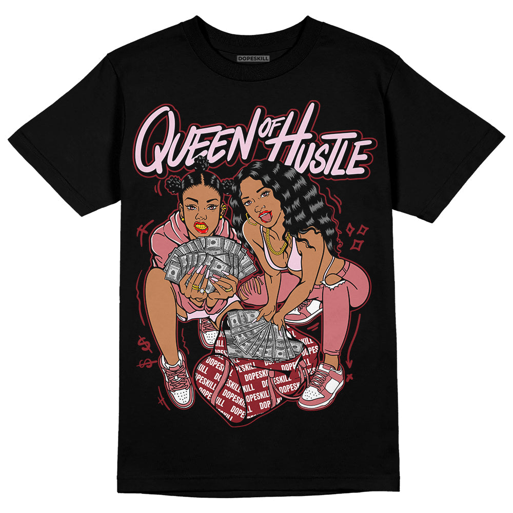 Valentine's Day Collection DopeSkill T-Shirt Queen Of Hustle Graphic