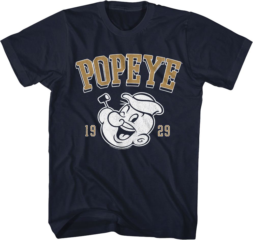 1929 Athletic Logo Popeye T-Shirt