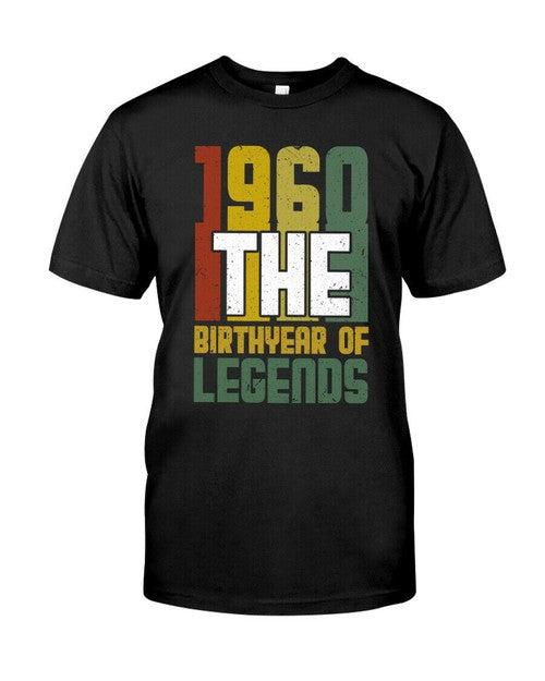 1960 The Birth Year Of Legends Man's T-Shirt Tee
