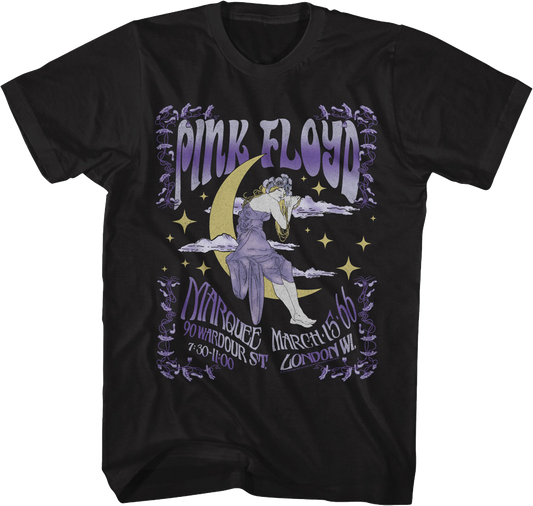 1966 Moon Poster Pink Floyd T-Shirt