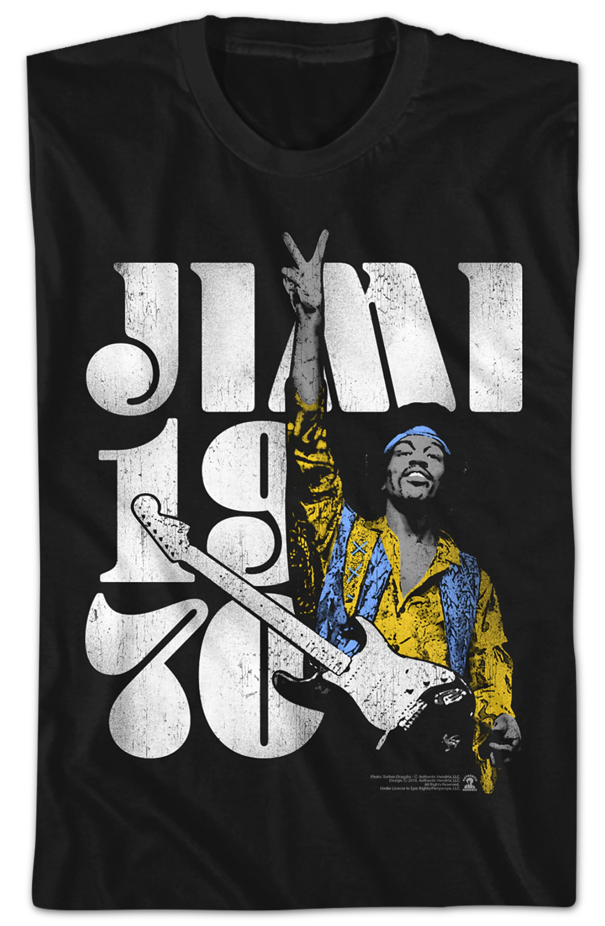 1970 Jimi Hendrix T-Shirt
