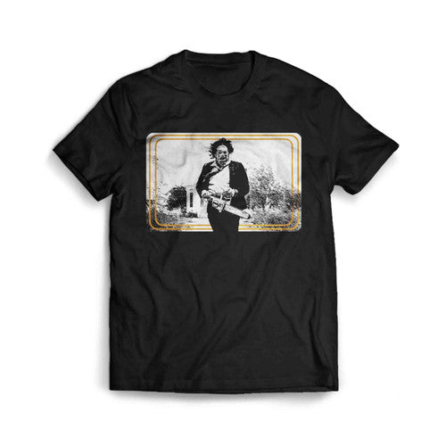 1970s TEXAS Chainsaw Massacre Fan Art Men's T-Shirt Tee