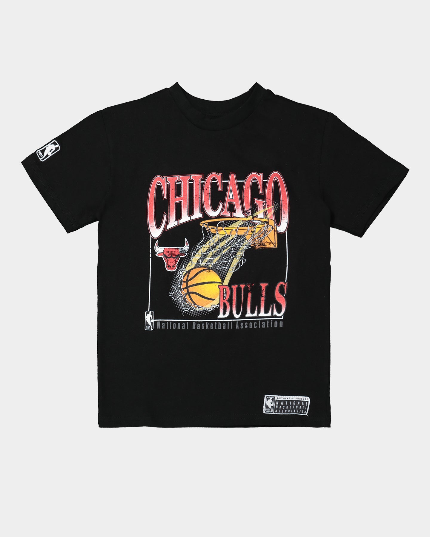 NBA Kids' Chicago Bulls Retro Vintage T-Shirt Black