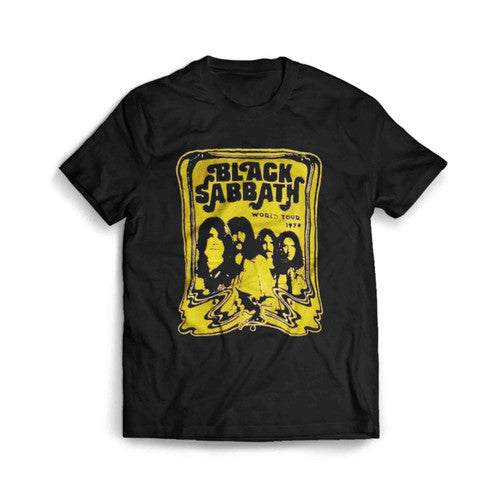 1978 Black Sabbath Tour Reprint Men's T-Shirt Tee
