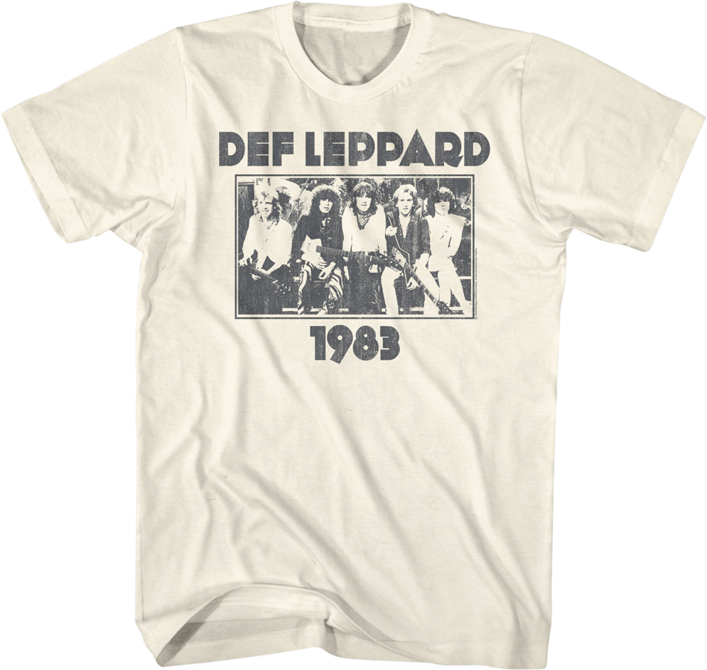 1983 Photo Def Leppard T-Shirt