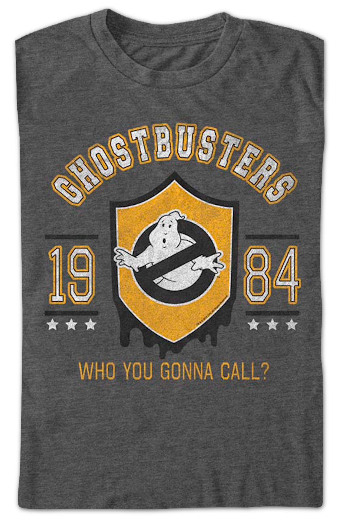 1984 Collegiate Shield Ghostbusters T-Shirt