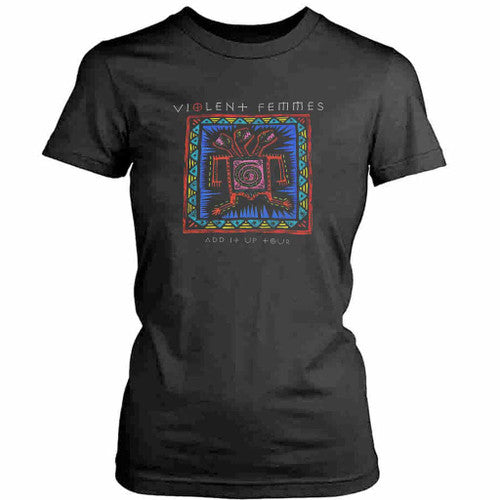 1993 Violent Femmes Add It Up Tour Concert Untru Vintage Womens T-Shirt Tee