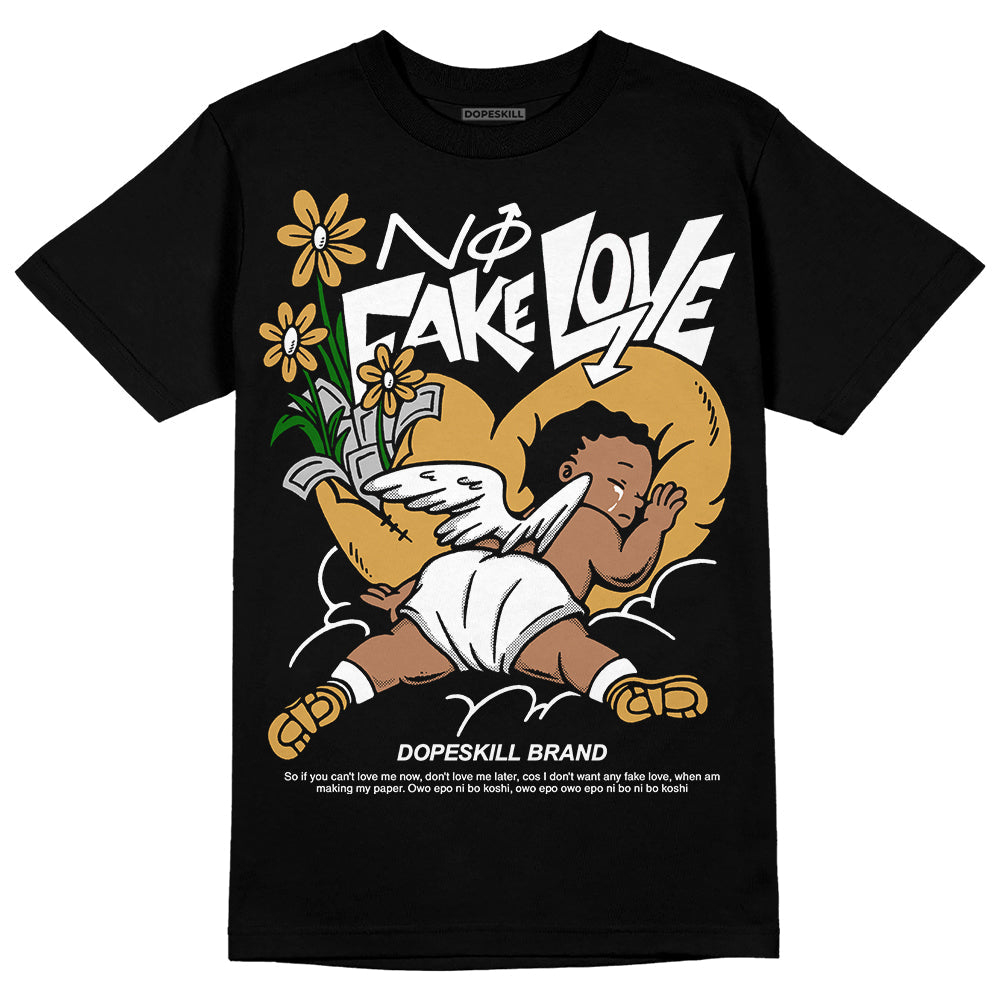 Gratitude 11s DopeSkill T-Shirt No Fake Love Graphic