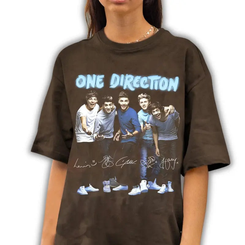 1D Band shirt, member's signature 1D Shirt, country music, Pop Music Fan shirt Gift for men women tshirt Hoodie, Sweatshirt