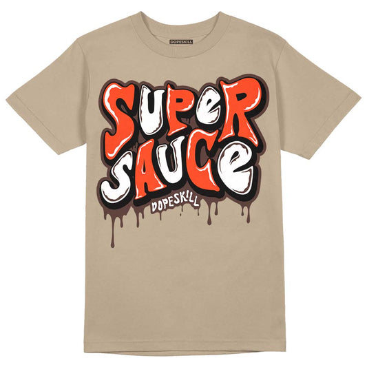 Latte 1s DopeSkill Medium Brown T-shirt Super Sauce Graphic