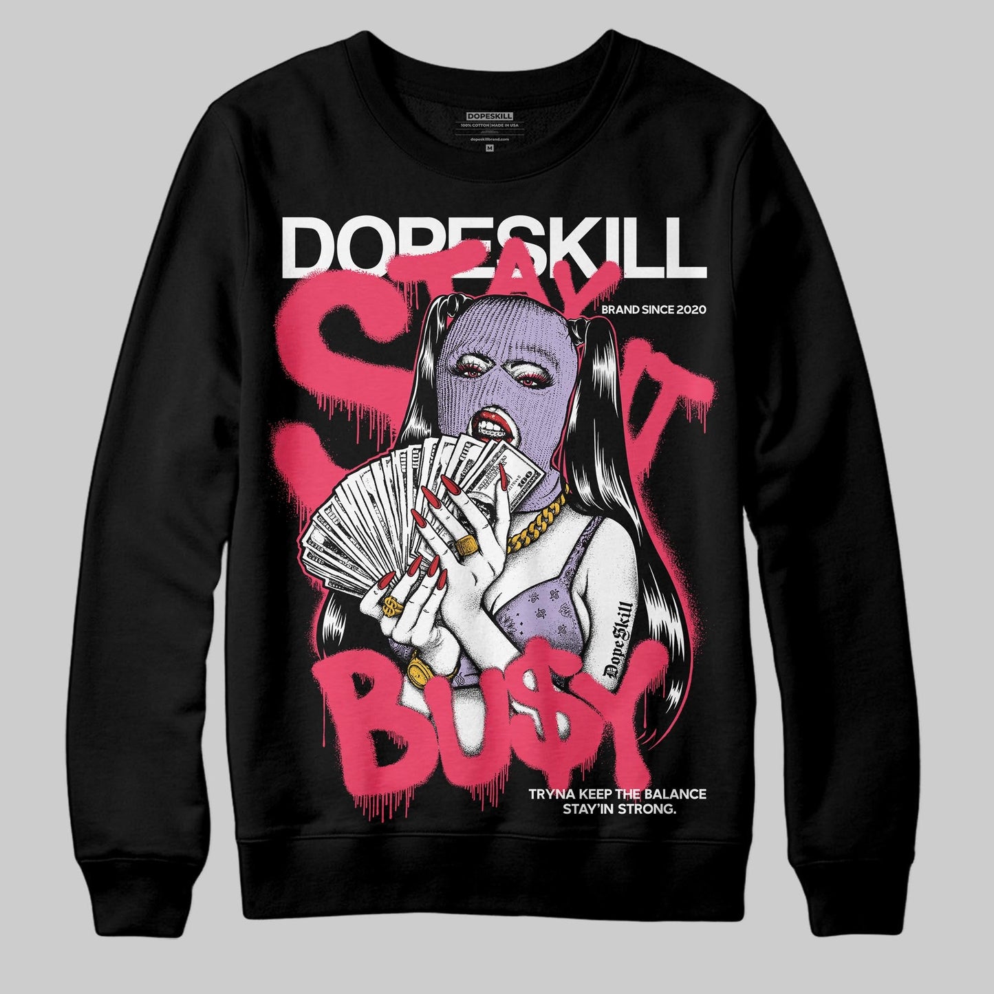 Peanut Butter Jelly 5s DopeSkill Sweatshirt Stay It Busy Graphic