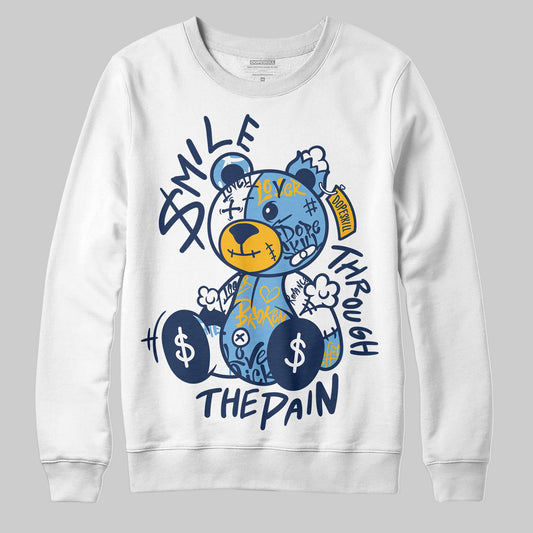 Retro Dunk From Above 4s DopeSkill Sweatshirt Smile Through The Pain Graphic