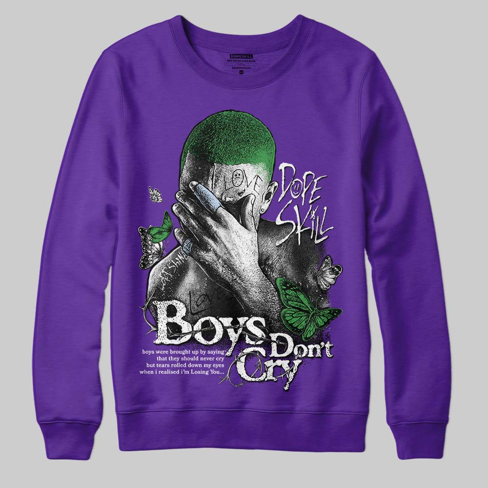 Grape 5s DopeSkill Sweatshirt Boys Don't Cry Graphic