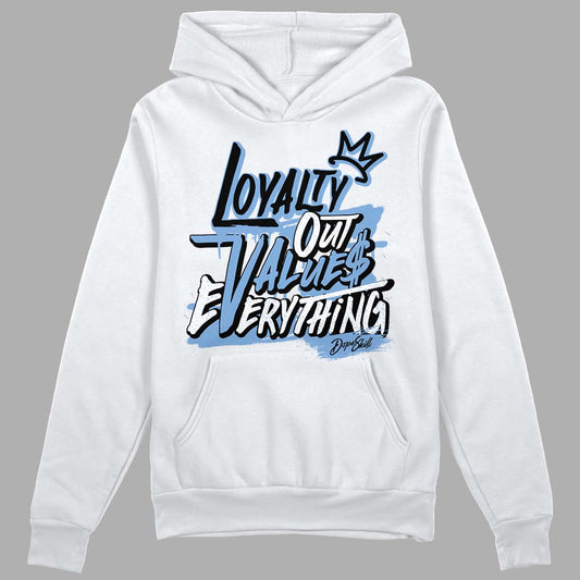 University Blue 5s DopeSkill Hoodie Sweatshirt LOVE Graphic