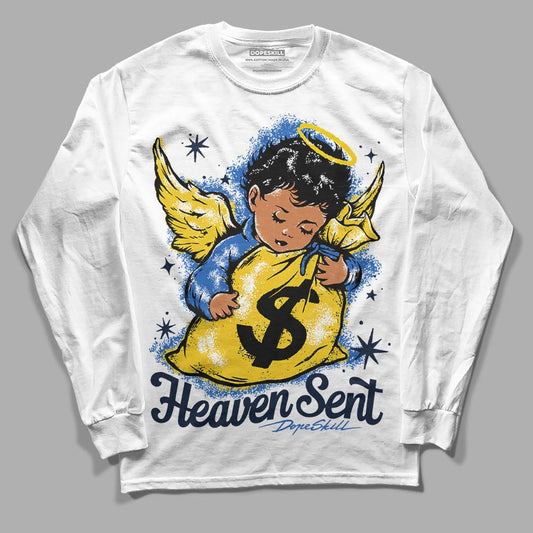 Michigan Dunks DopeSkill Long Sleeve T-Shirt Heaven Sent Graphic