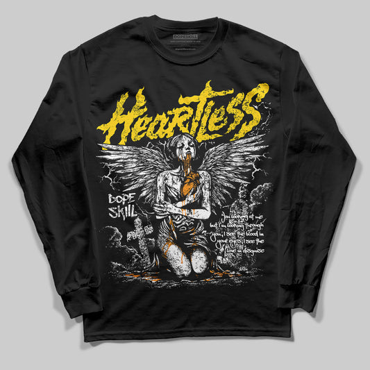 Yellow Ochre 6s DopeSkill Long Sleeve T-Shirt Heartless Graphic