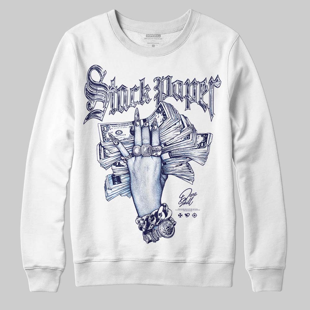 University Blue Collection DopeSkill Sweatshirt Stack Paper Graphic