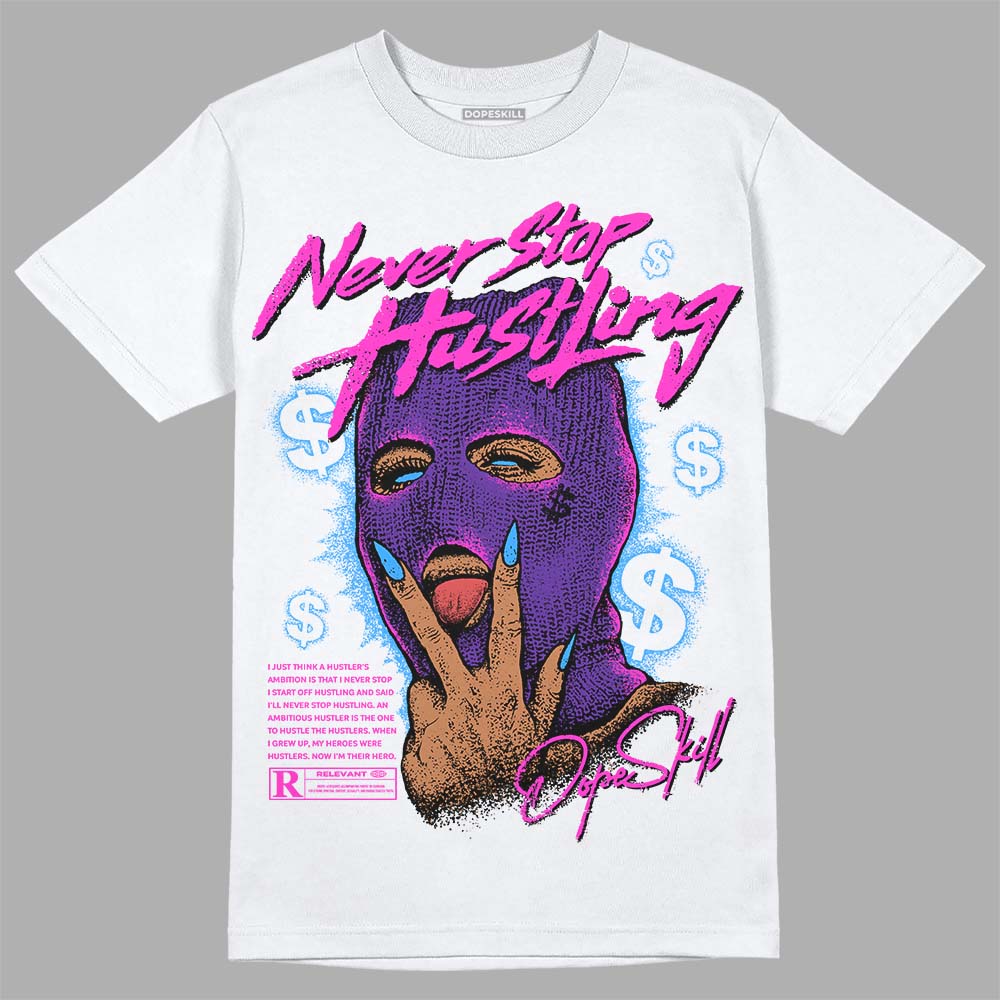 PURPLE Collection DopeSkill T-Shirt Never Stop Hustling Graphic