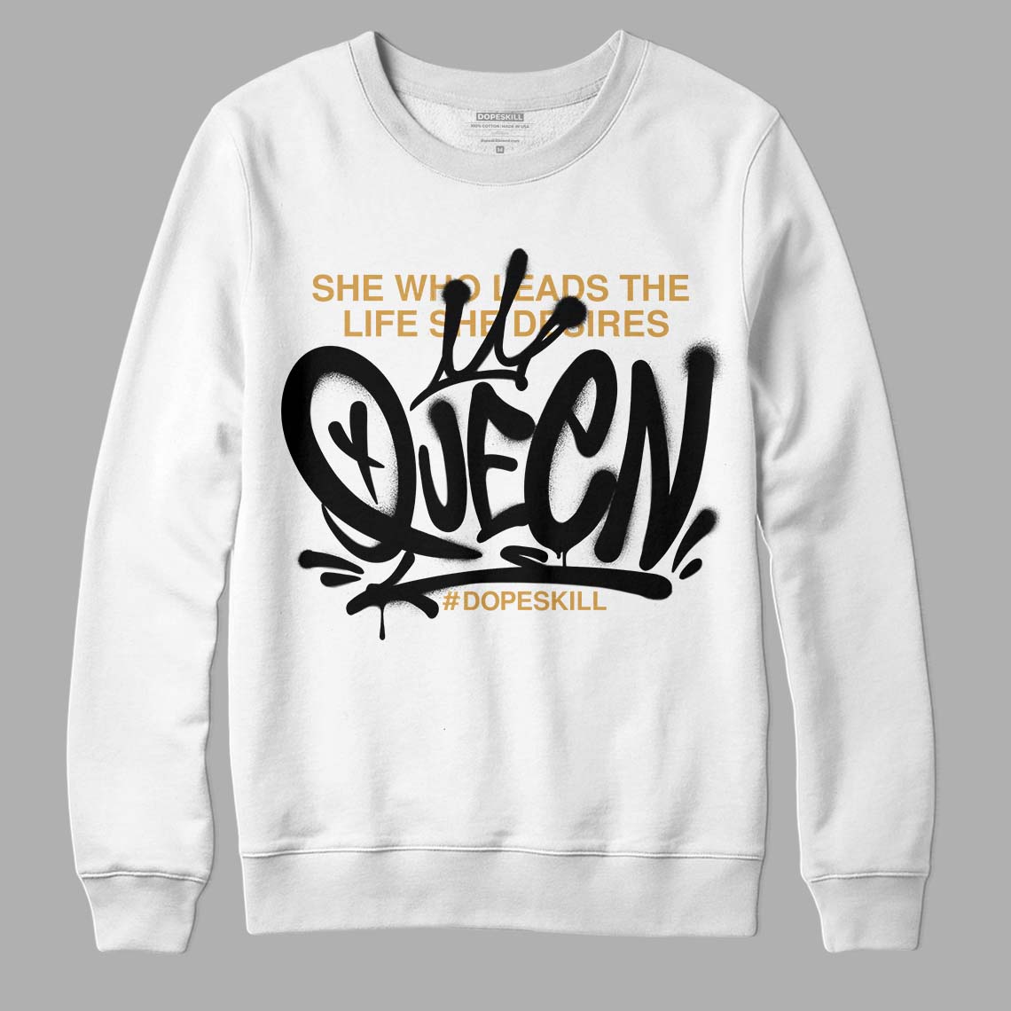 Gratitude 11s DopeSkill Sweatshirt Queen Graphic