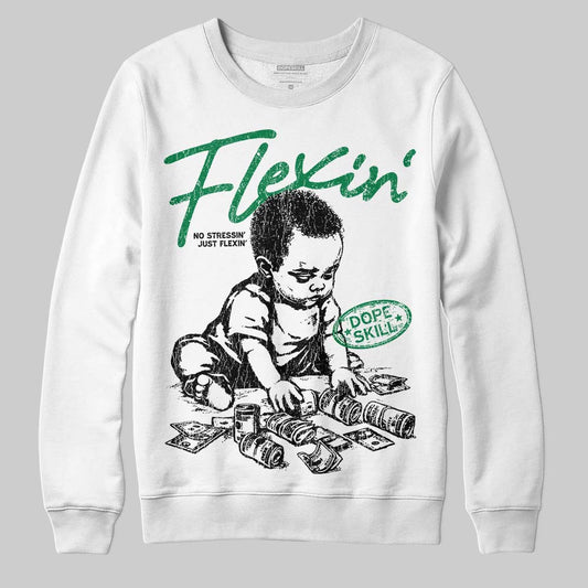 Green Collection DopeSkill Sweatshirt Flexin' Graphic
