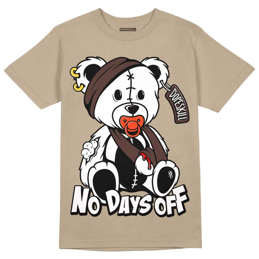 Latte 1s DopeSkill Medium Brown T-shirt Hurt Bear Graphic