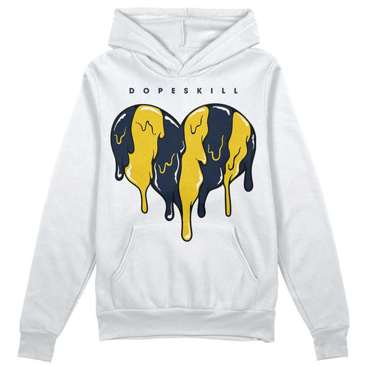 Michigan Dunks DopeSkill Hoodie Sweatshirt Slime Drip Heart Graphic