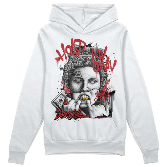 Red Taxi 12s DopeSkill Hoodie Sweatshirt Hold My Own Graphic