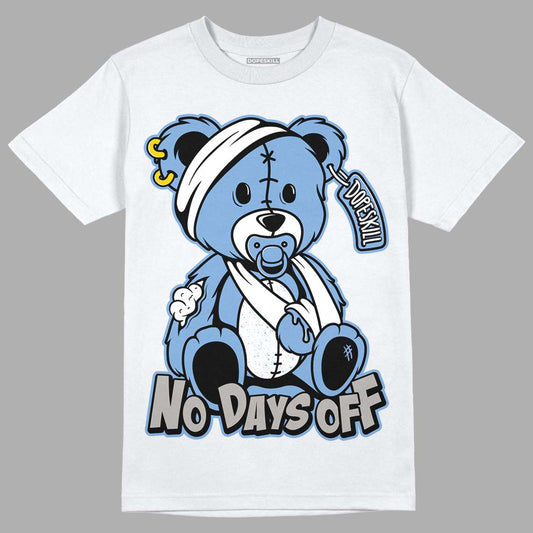 University Blue 5s DopeSkill T-Shirt Hurt Bear Graphic