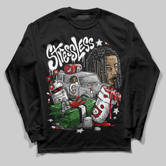 Bred Velvet 11s DopeSkill Long Sleeve T-Shirt Stressless Graphic