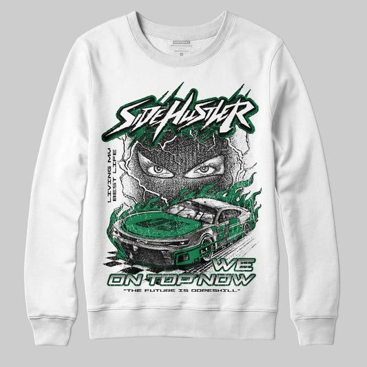 Green Collection DopeSkill Sweatshirt New Side Hustler Graphic