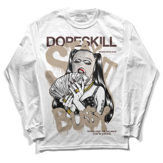 Latte 1s DopeSkill Long Sleeve T-Shirt Stay It Busy Graphic