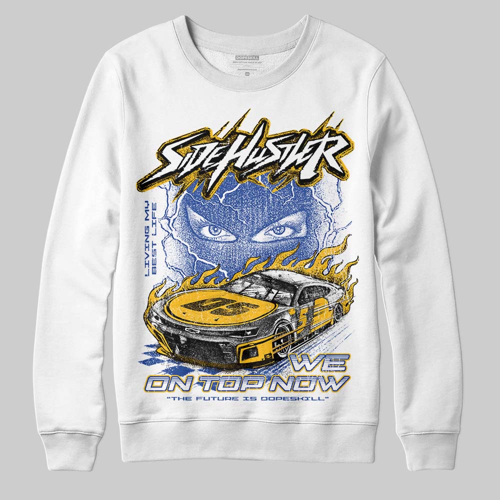 Royal Blue Collection DopeSkill Sweatshirt New Side Hustler Graphic