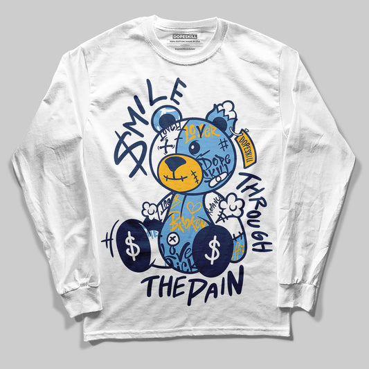 Retro Dunk From Above 4s DopeSkill Long Sleeve T-Shirt Smile Through The Pain Graphic