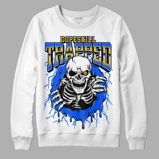 Royal Blue Collection DopeSkill Sweatshirt Trapped Halloween Graphic