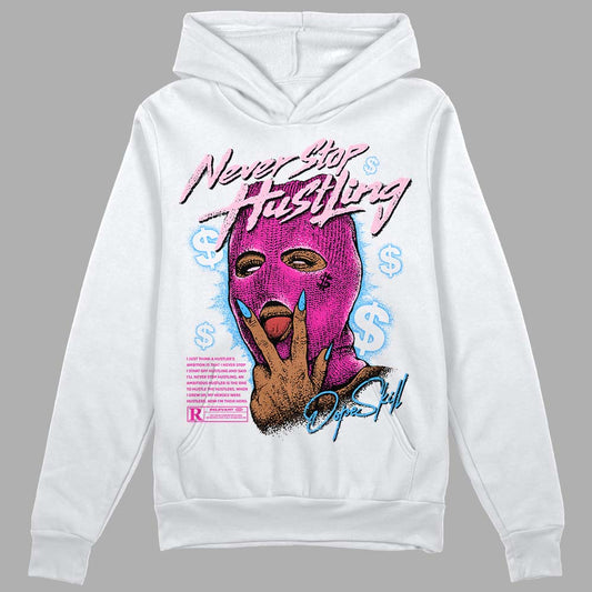 Pink Collection DopeSkill Hoodie Sweatshirt Never Stop Hustling Graphic