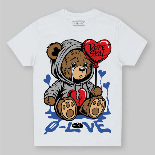Lucky Shorts 3s DopeSkill Toddler Kids T-shirt Broken Bear Graphic