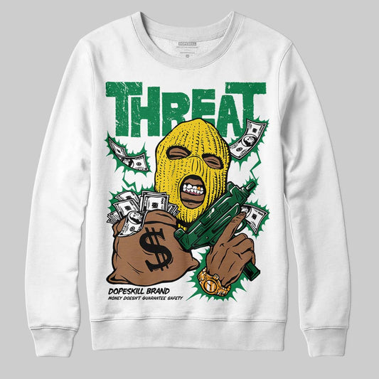 Green Collection DopeSkill Sweatshirt Under Threat Graphic