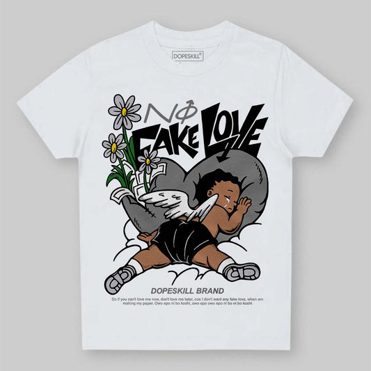 Grey Collection DopeSkill Toddler Kids T-shirt No Fake Love Graphic