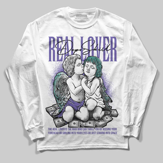 Grape 5s DopeSkill Long Sleeve T-Shirt Real Lover Graphic