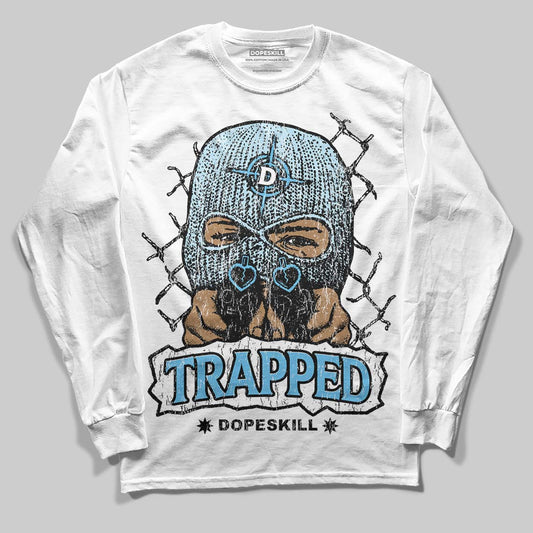 Legend Blue 11s DopeSkill Long Sleeve T-Shirt New Trapped Graphic
